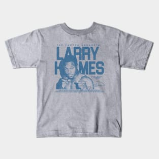 Larry Holmes Vintage - Retro Blue Kids T-Shirt